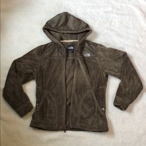 North Face fuzzy fleece jacket